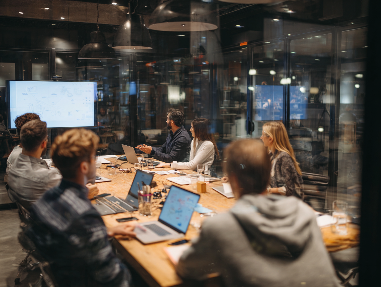 Multi-device ecosystem showing wearables and mobile apps